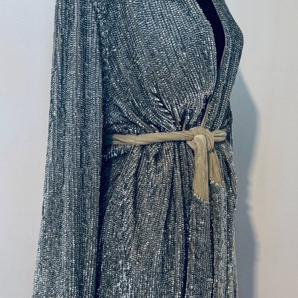 Retrofete Silver Mini Gabrielle Dress - Picture 6 of 9